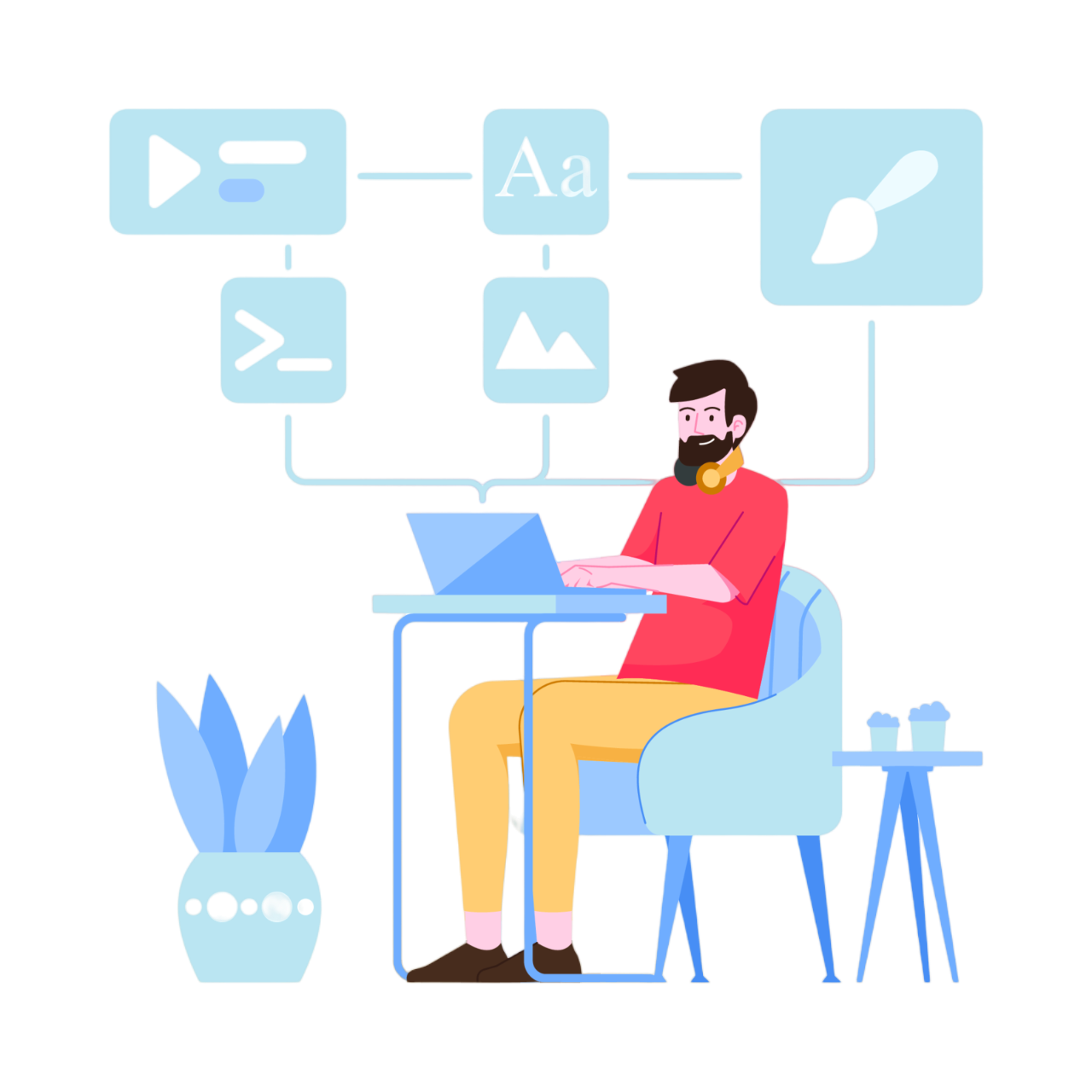 Software engineer building connected digital systems